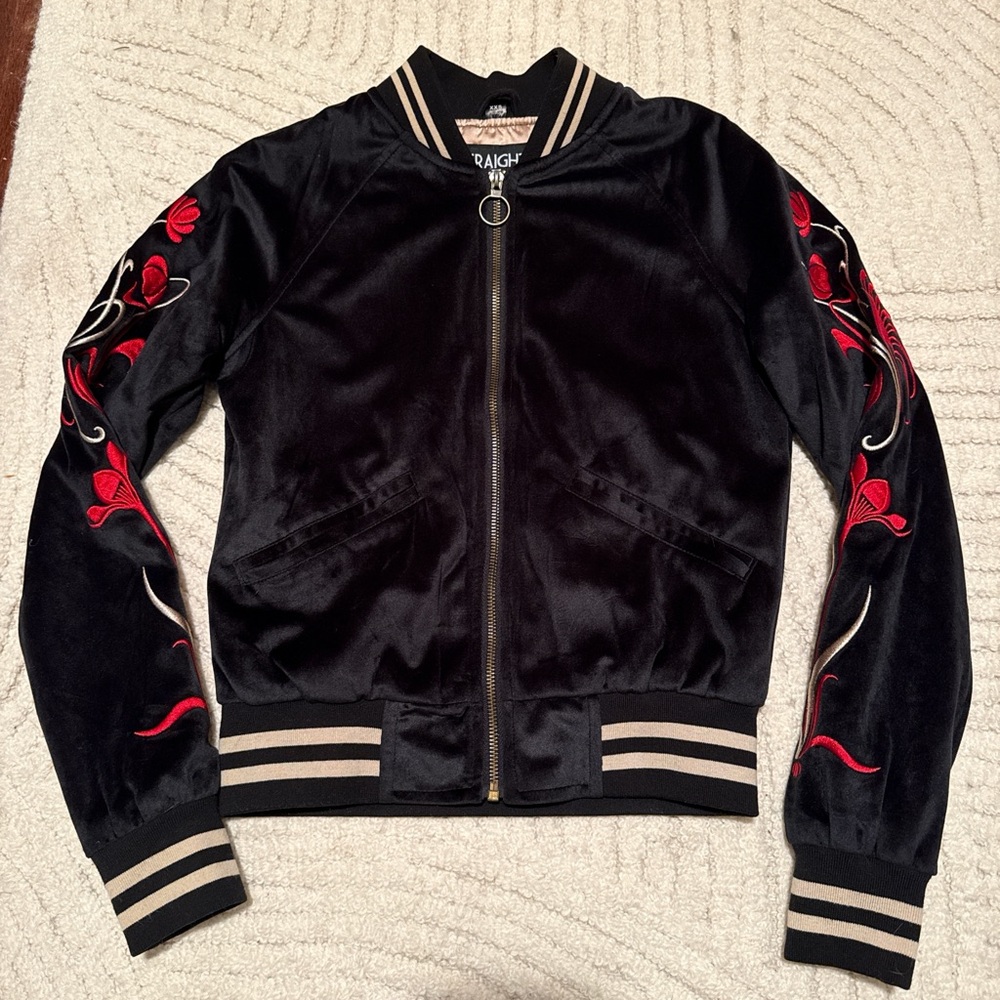 Straight To Hell Embroidered Jacket - image 1